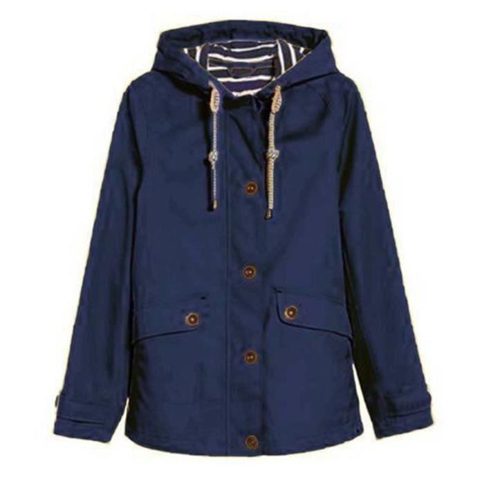 Veste Coupe-vent Légère Pour Fille – Manteau Printemps Décontracté, Avec Capuche – Protection Contre Le Vent Et La Pluie - 2
