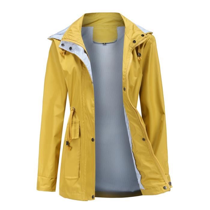 Ciré Imperméable CARNAC Breizh Ocean - Trench Capuche Amovible - Femme XS à 3XL