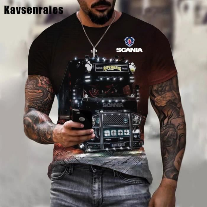 Tee shirt scania 2025 homme