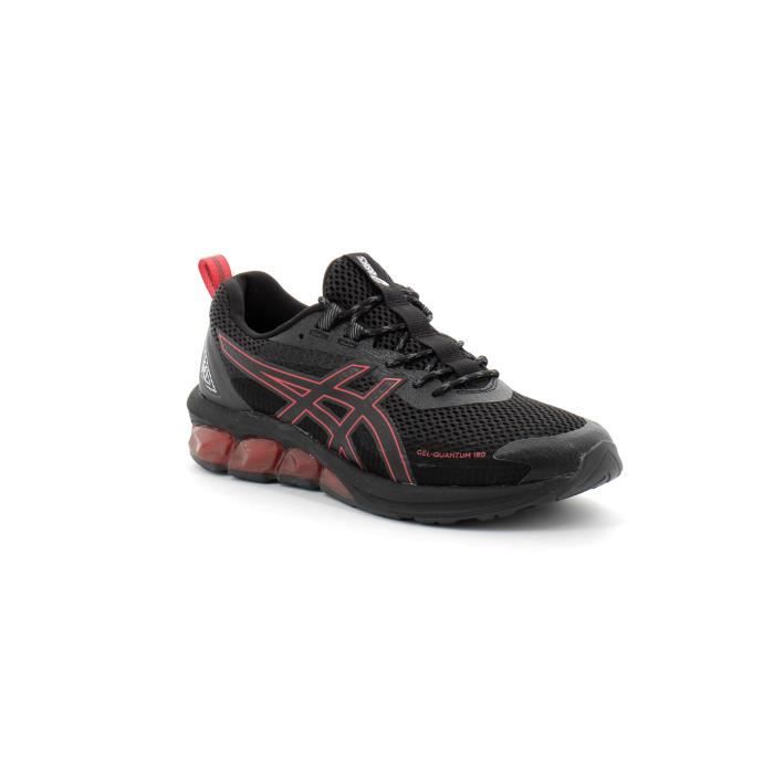 Basket ASICS Gel Quantum 360 VII Noir Homme Textile Lacets Black red Cdiscount Chaussures