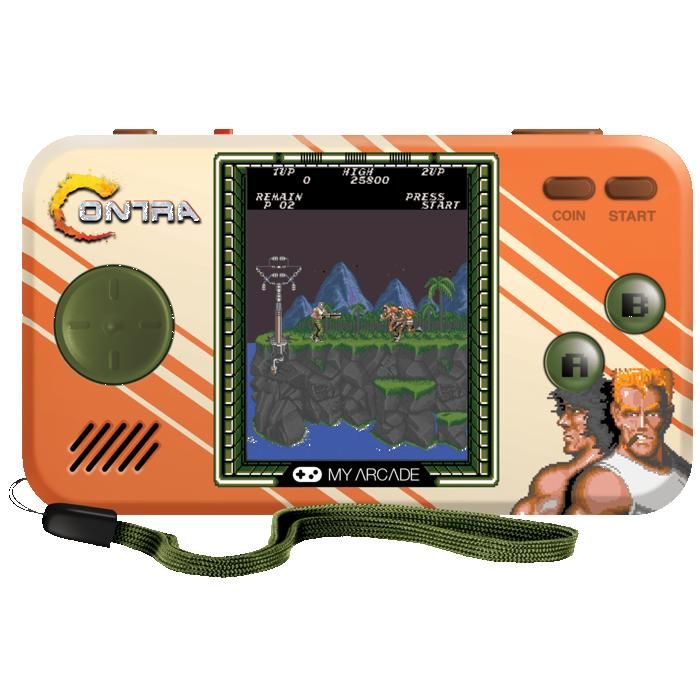 My Arcade - Contra Premium Edition - Console de Jeu Portable - 2 Jeux en 1