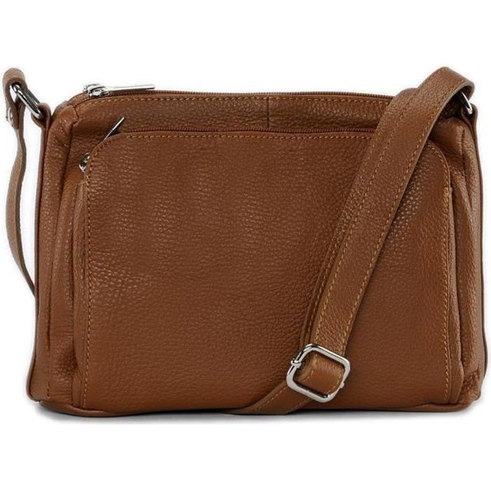 Sac femme outlet cognac
