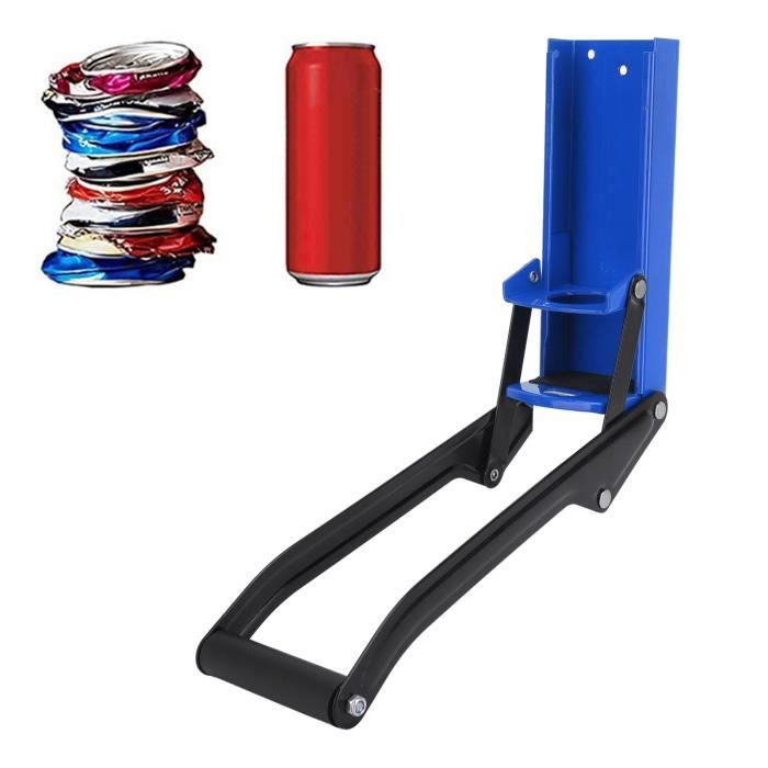 Sonew Broyeur de canettes pour le recyclage (Rouge)Broyeur Mural