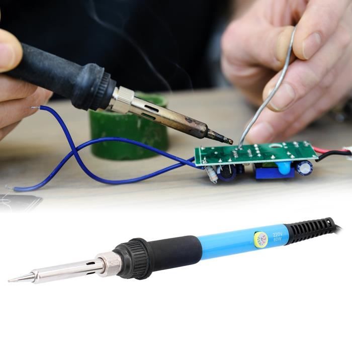 Fer à Souder électrique 120W 220V Avec Température Réglable 200-600°C - Affichage LED, Chauffage Céramique