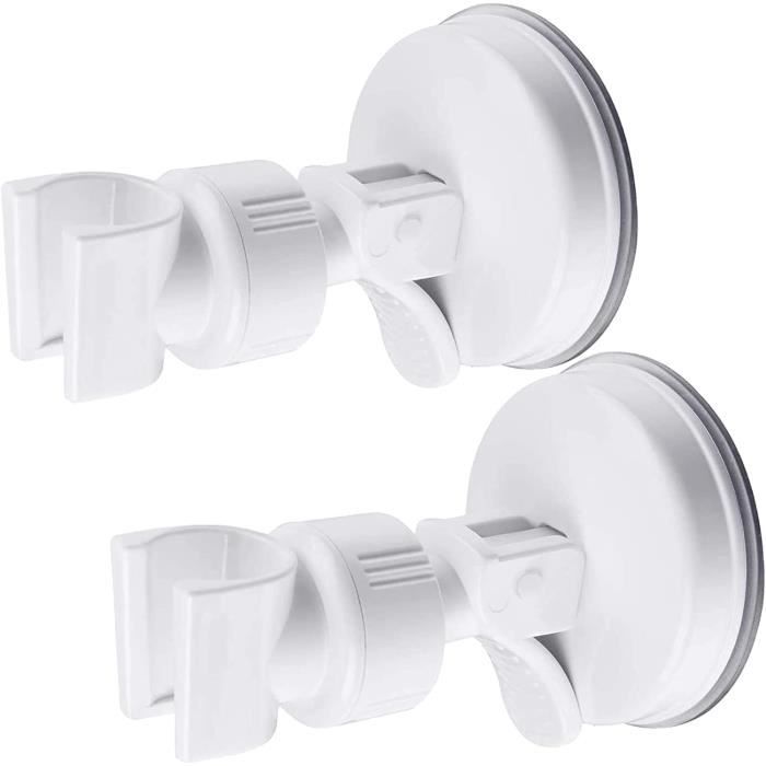 Support De Douche Ventouse 4 Pièces - Tient Shampoing Et Gel, Solide Et Pratique !