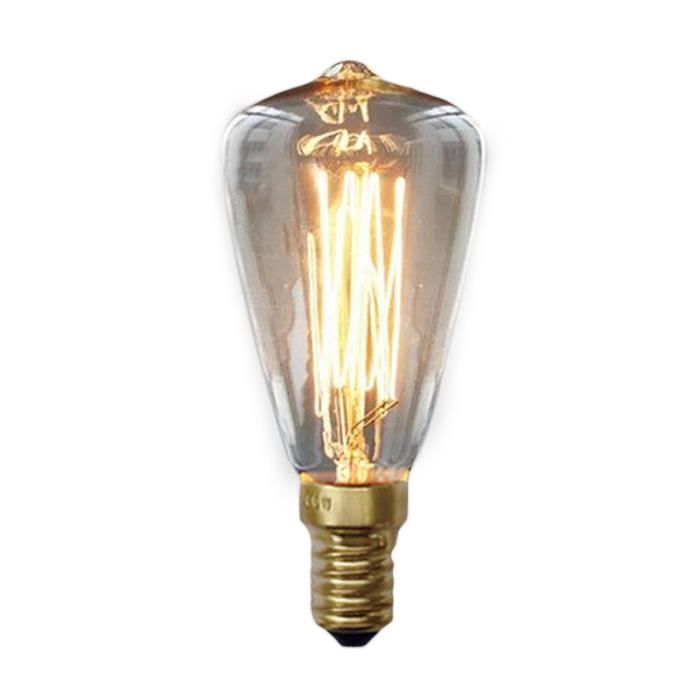Ampoules Edison Vintage E14 220V ST48 Ampoules incandescentes 25W 40W 60W Lumiere de filament