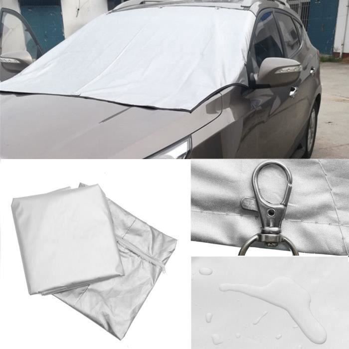 Couverture Pare-Brise Voiture-support magnétique pare-soleil de voiture- couverture de miroir-pour Anti Givre,Neige,Glace,UV-253x117c - Cdiscount  Auto