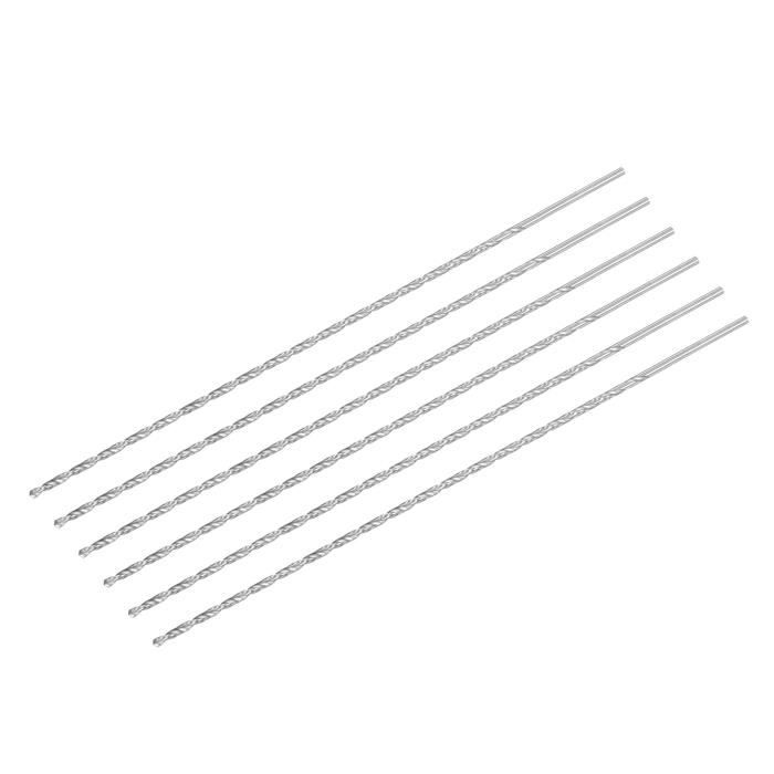 Sourcing Map Foret Hélicoïdal Extra Long Haute Vitesse Acier 10x300mm - Perceuse Pour Métaux, Bois Et PCB