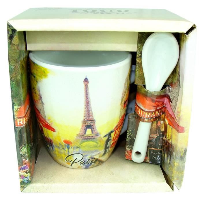 Tasse céramique Tour de France avec sa cuillère Tasse céramique Tour de France avec sa cuillère