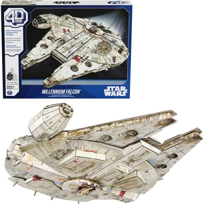 Puzzle 3D 4d Build Puzzle 3D Faucon Millenium Star Wars