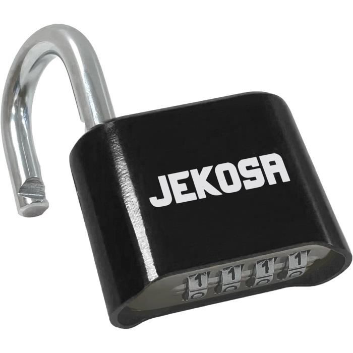Jekosa JKB-50 [Étanche] Cadenas Extérieur et Robuste à Combinaison - [Sans  Clé] Combinaison à 4 Chiffres pour Cabanons, Portails39