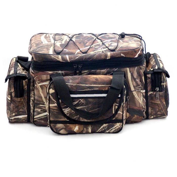 Bassdash Sac à dos de pêche imperméable léger tactique avec boîte à