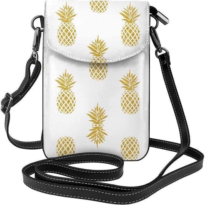 Sac a outlet main cuir ananas