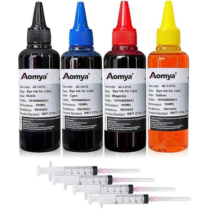 4 Pack Ink Refill Bottle EPS502 for ET-2750 ET-3760 ET-2850 ET-3850 ET-2803 T502 4 Pack Ink Refill Bottle EPS502 for ET-2750 ET-3760 ET-2850 ET-3850 ET-2803 T502