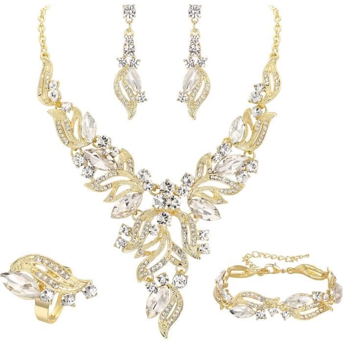 Guyode 8 Pièces Parure Bijoux Femme, Inclure Bracelet Boheme | Chaîne de Tete, en Or Réglable Jonc de Cheveux, pour Cosplay Carnaval Fête, D'Halloween