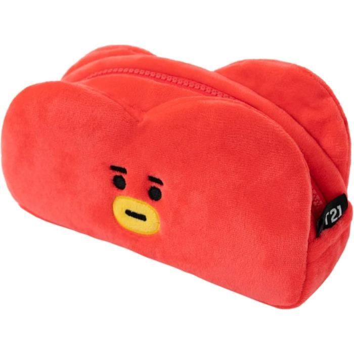 Trousse Scolaire Peluche BT21 Mang – 20x10x5 Cm – Officielle – Adorable & Pratique Pour Enfants & Fans