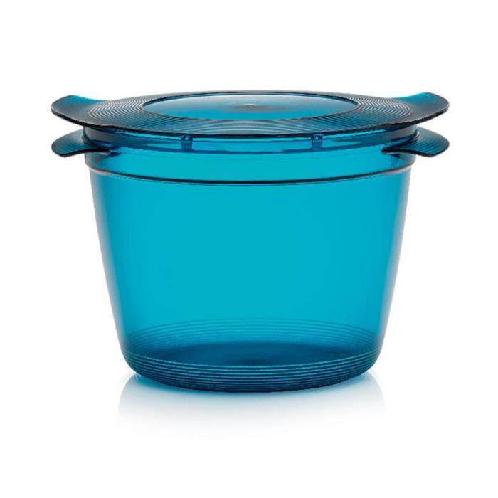 TUPPERWARE - MicroCook rond 2,25 L - Dimensions 22 x 18,5 x 13,5 cm H -  Cdiscount Electroménager