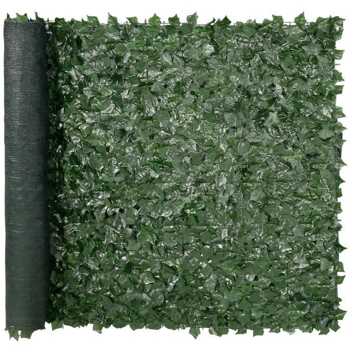 Clôture Brise-vue Lierre Artificiel - Rouleau 0.5x1m Ou 3m | Haie Jardin, Balcon, Terrasse | Intimité Et Décoration