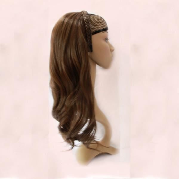 bandeau perruque cheveux naturels