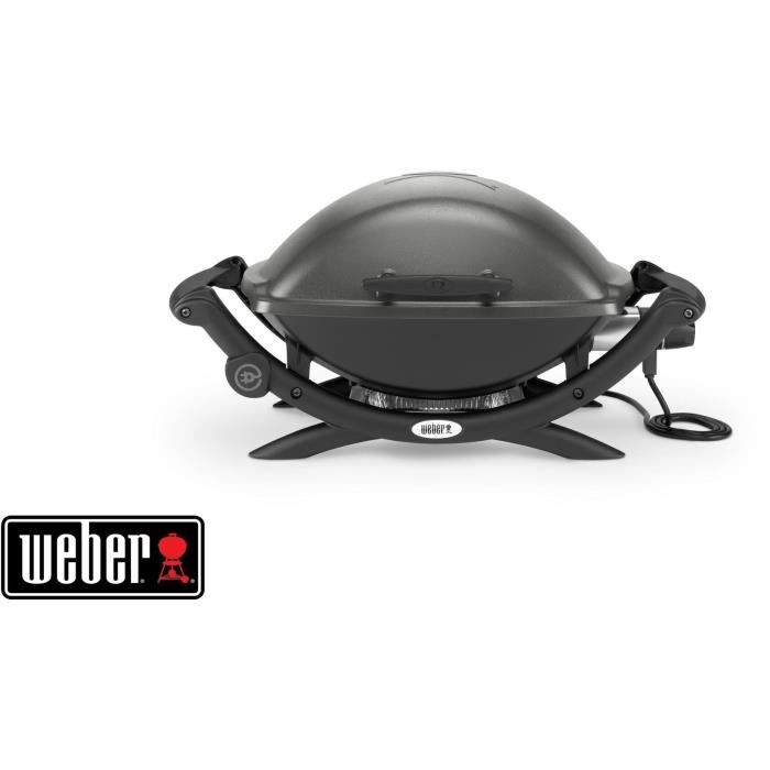 Photo de barbecue-weber-electrique-q1400-dark-grey-22kw