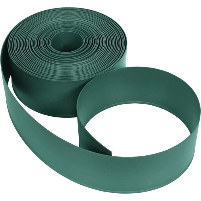 YUENFONG Lawn Edging Roll Plastic Bordure de jardin en plastique Vert