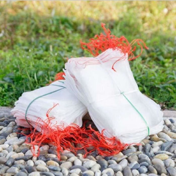 Lot De 10 Sacs Filets Lavables Pour Fruits Et Légumes - Cordon De Serrage, Maille Respirante 36x30cm - Rangement Courses Et Cuisine