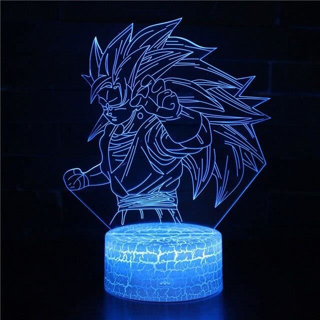 Base LED Avec Télécommande - 16 Couleurs - Alimentation USB/piles - Pour Plaques Acryliques 3D - Veilleuse Ambiance