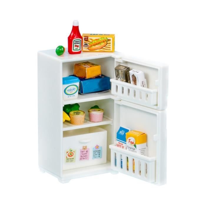 Hape Réfrigérateur En Bois – Jeu D’imitation, Avec Glaces Réutilisables, Interrupteur, Dès 3 Ans, Dimensions 35,8x29,4x74 Cm