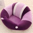 minifinker chaise douce pour apprendre à s'asseoir Canapé mignon siège de soutien pour bébé doux bébé jeux activite violet-1
