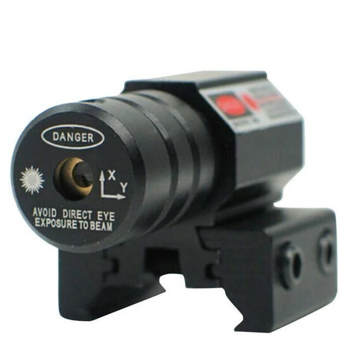 Visée laser ajustable compacte à point vert avec support pour chasse Airsoft  Rails Picatinny 20mm / 11mm - Cdiscount Appareil Photo