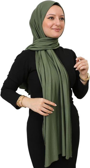 Prien Foulard Hijab Long Viscose Jersey – Turban Prière Élégant & Robe Musulmane Confortable Omra Hajj