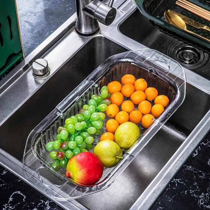 Crépine d'évier pour cuisine, panier de drainage en forme d'éléphant,  égouttoir à vaisselle multifonctionnel, panier de vidange pour légumes et  fruits