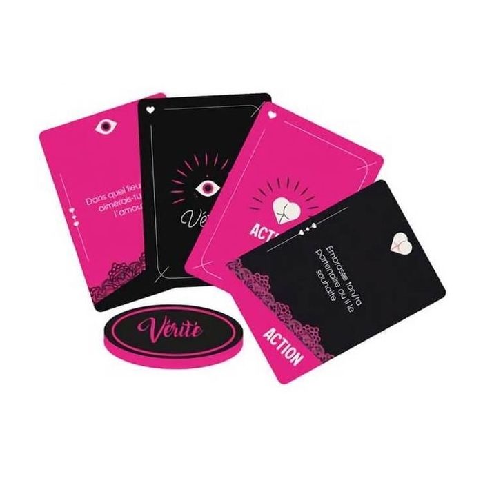 Jeu coquin action ou vérité - Erotic party - 138 cartes - Tease Jeu coquin action ou vérité - Erotic party - 138 cartes - Tease