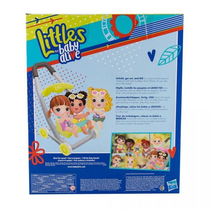 Poupee bebe poussette duo Littles baby alive 3 ans et Enfant HASBRO Cdiscount Jeux Jouets