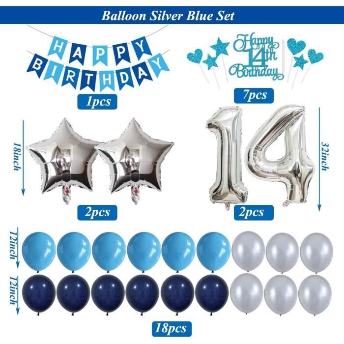 Ensemble de décorations de fête d'anniversaire Kpop