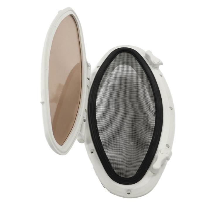 Brilluxa Fenêtre De Hublot De Bateau Rond 250 Mm, Double Couche, étanche Et Résistante – Pour Yacht Et Navire
