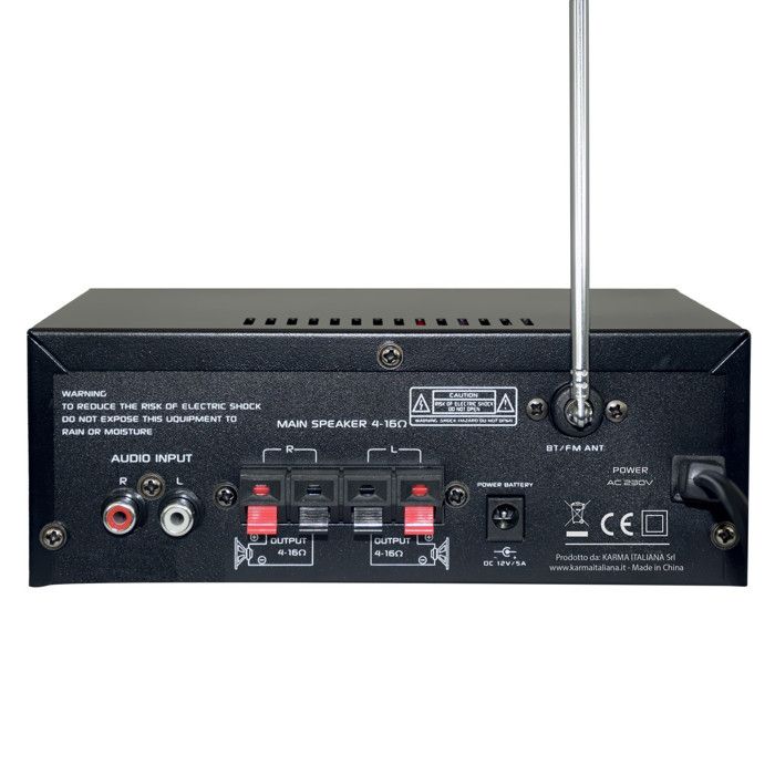 Amplificateur Bluetooth BT-669, Stéréo 2 Voies, USB/SD, MP3, Karaoké, Neuf