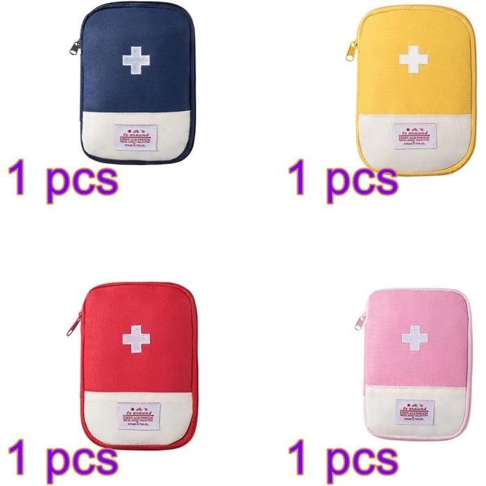 Trousse de Premier Secours Vide 2 Pièces,Portable Sac d'urgence Médical