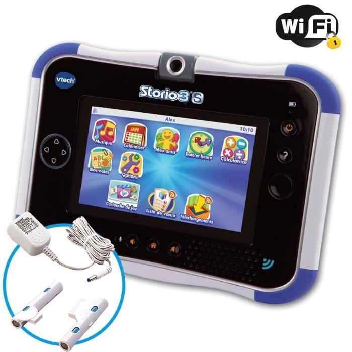 Vtech Storio 3 Tablet Infantil – Pantalla Táctil De 4.3″ Con 15 Juegos Educativos, Cámara Y Vídeo, Para Niños De 3 A 9 Años (Versión En Francés)