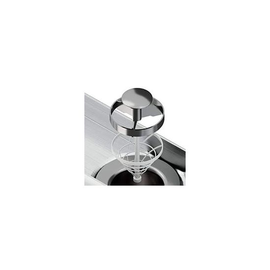 Grille De Douche Carrée Mikado Wirquin - Inox Brossé Pour Bonde à L'Italienne, Design Moderne