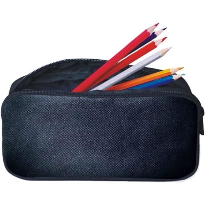Goku Trousse à crayons pour enfants, Trousse à crayons grande capacité, sac  à crayons cartoon porte-crayons, sacs de rangement pour papeterie scolaire