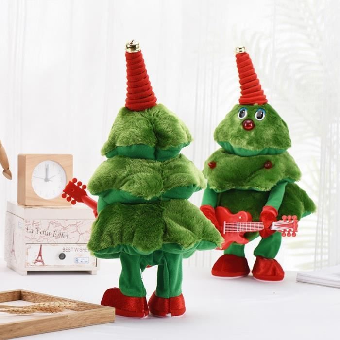 Sapin De Noël Chantant Et Dansant – Peluche Musicale Lumineuse – Déco De Noël Animée Pour Salon, Bureau, Chambre – Idée Cadeau Festive - 10