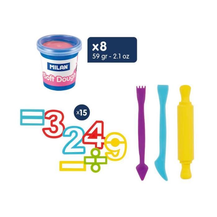 Jovi Soft Dough Blandiver Caisse de 5 Pots 110gr - Jaune. Doux