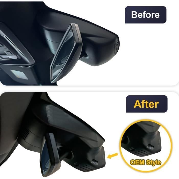 Caméra Embarquée Fitcamx 4K Pour Skoda Kodiaq 2 (2024-2025) - Intégrée OEM, WiFi, G-Sensor, Carte 64 Go