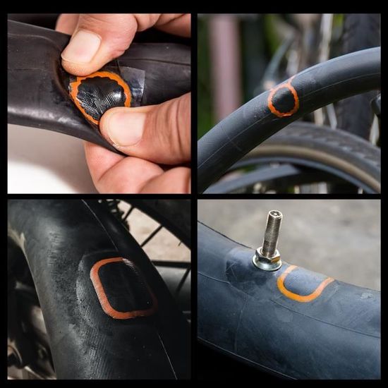Kit Réparation Crevaison Vélo 32 Pièces - Rustines, Levers, Colle Et Outils Complets