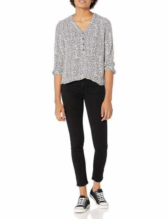 Blouse Liquette Ecru/noir - Taille 38/40 - Occasion Très Bon état - Style Tunique