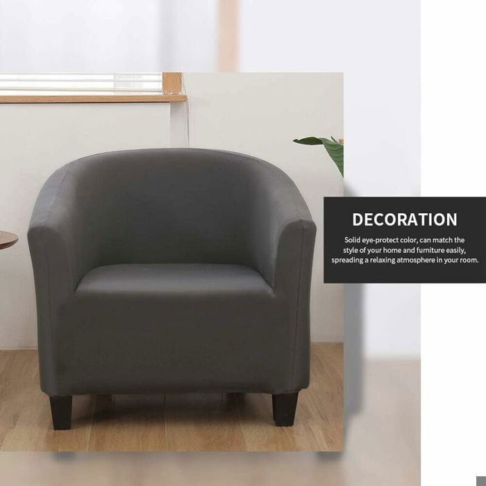 QHDXL Housse Fauteuil Relax Sans Accoudoirs Extensible – Housse Club 1 Place Lavable – Lot 2PCS (Coloris F)