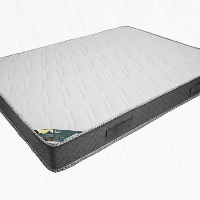 Java - Pack Matelas 160x200 + Sommier Tapissier Démontable 2x20 Lattes ...
