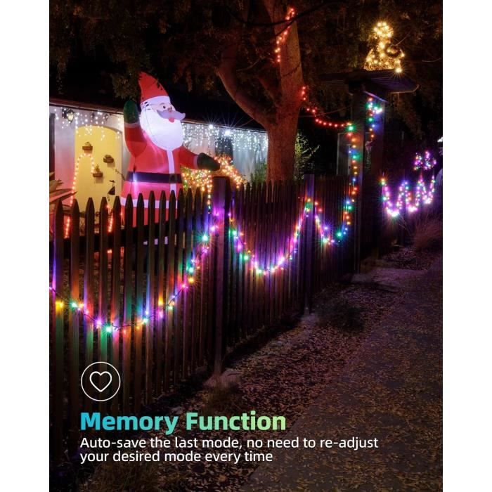 Guirlande Lumineuse Miniature 1m Pour Maison De Poupée - 30 Ampoules Décoratives Multicolores, Décoration Noël Miniature