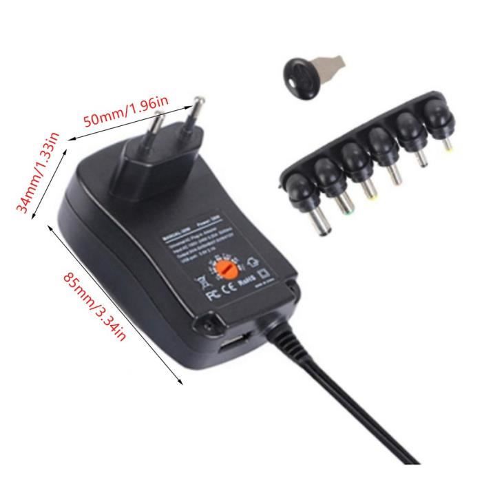 Alimentation Externe 220V AC Vers 7.5V DC 2A - Marque KALEA-INFORMATIQUE - Garantie 1 An - Neuf Sous Emballage